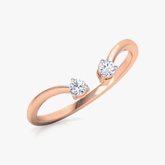 Arc Stackable Diamond Ring